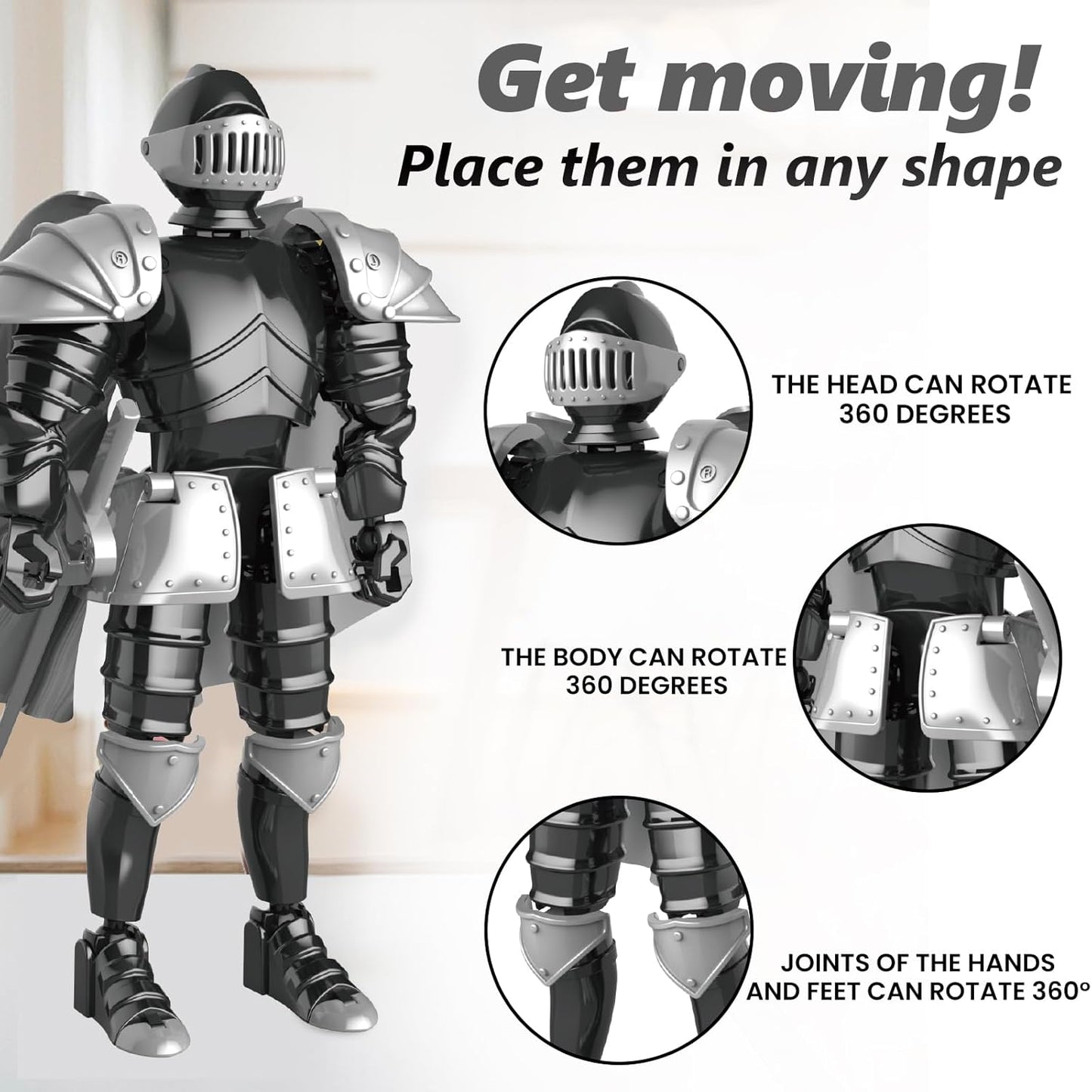 Knight Action Figures, Medieval Action Figures - BigGreenBear.com Action Figure 14.99 USD Big Green Bear