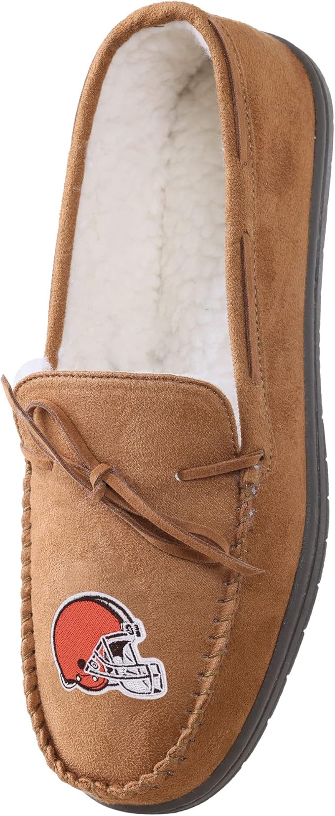 Men's NFL Logo Moccasin Slippers, Team Color, 11-12 - BigGreenBear.com shoes 46.00 USD Big Green Bear