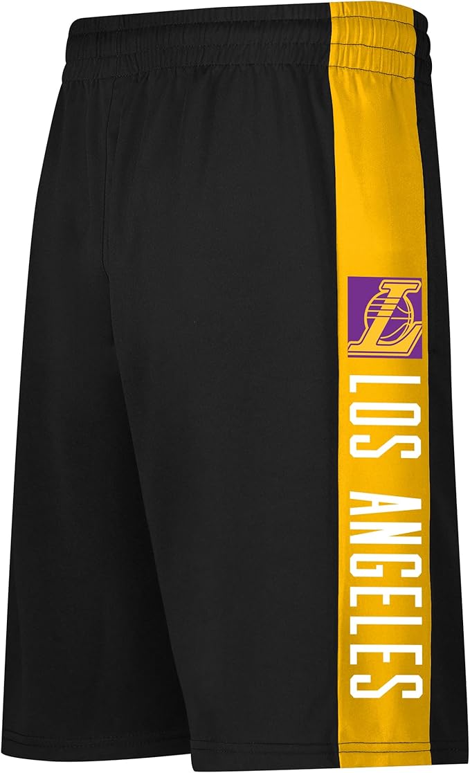 Men's NBA Official Super Soft Basketball Shorts Los Angeles Lakers - BigGreenBear.com clothing 29.95 USD Big Green Bear