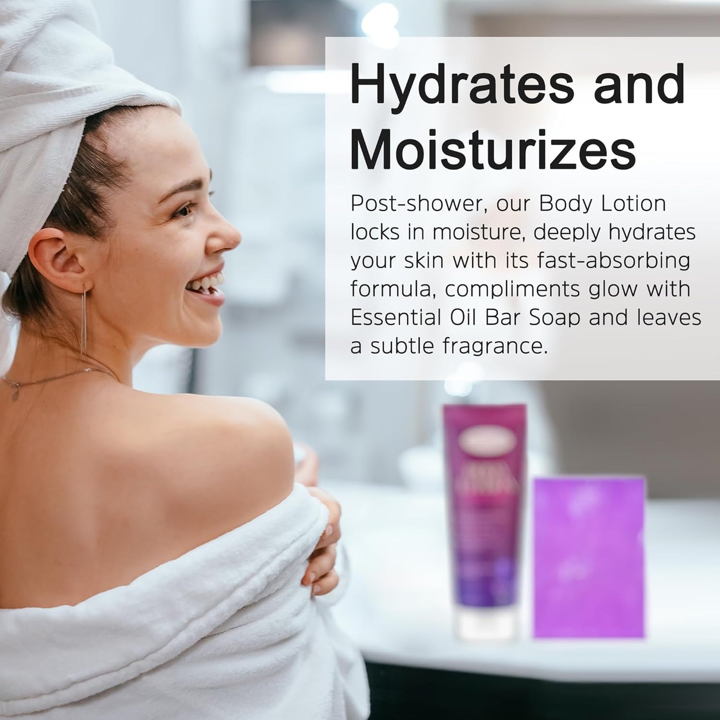 Spa Gifts for Women, Relaxing Bath Set & Stress Relief Body Wash Self Care Package