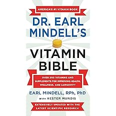 Dr. Earl Mindell's Vitamin Bible: Over 200 Vitamins and Supplements for Improving Health -  BigGreenBear.com Book 8.78 USD Big Green Bear