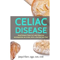 Celiac Disease: Safe/Unsafe Food List and Essential Information On Living With A Gluten Free Diet -  BigGreenBear.com Book 13.99 USD Big Green Bear