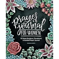 Prayer Journal for Women: 52 Week Scripture, Devotional & Guided Prayer Journal - Big Green Bear