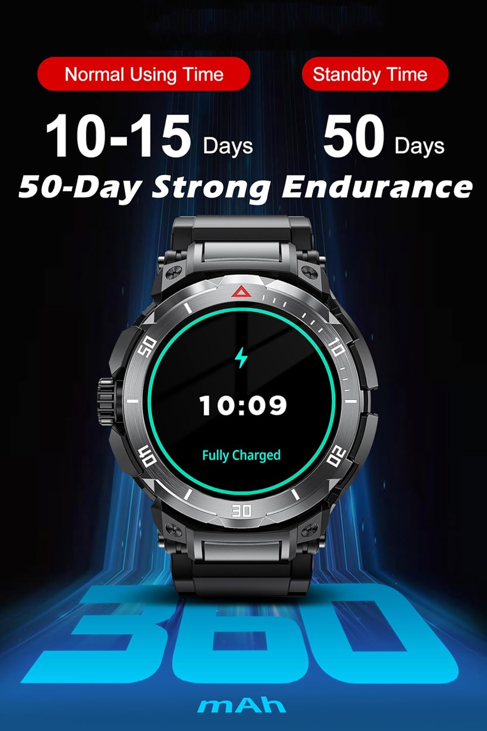 Men's Smart Watch with Earbuds, TWS Wireless Earphones for Android iOS Phones - BigGreenBear.com SMART WATCH 49.23 USD Big Green Bear