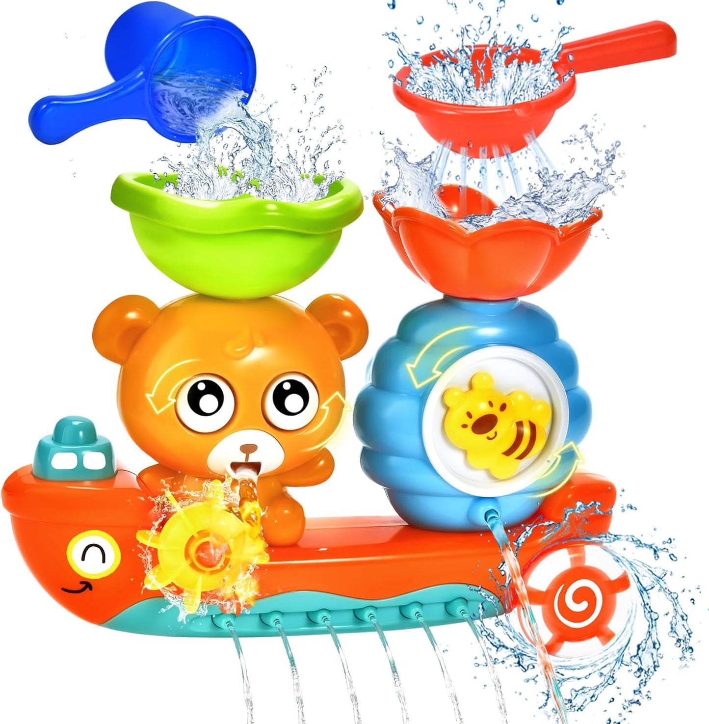Baby Bath Toys for Kids Ages 1-3 Toddler Bathtub Toys