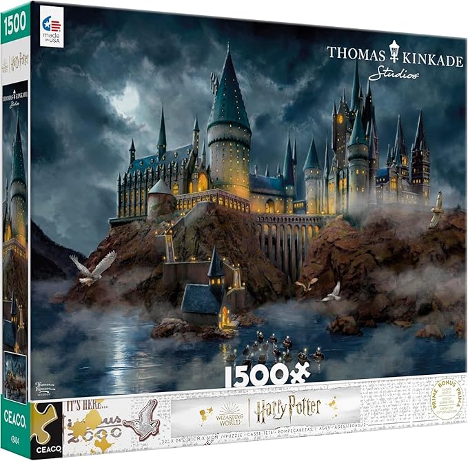 Harry Potter - Hogwart's Castle - 1500 Piece Jigsaw Puzzle - BigGreenBear.com puzzles 18.99