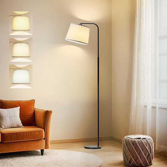Floor Lamp for Living Room with 3 Color Temperatures, Foot Switch -  BigGreenBear.com Lighting 48.55 USD Big Green Bear