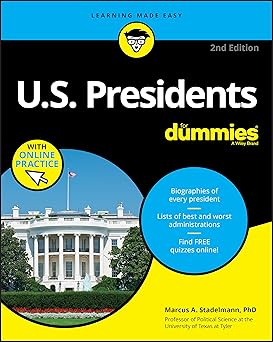 U.S. Presidents For Dummies with Online Practice, 2nd Edition - BigGreenBear.com Book 19.45 USD Big Green Bear