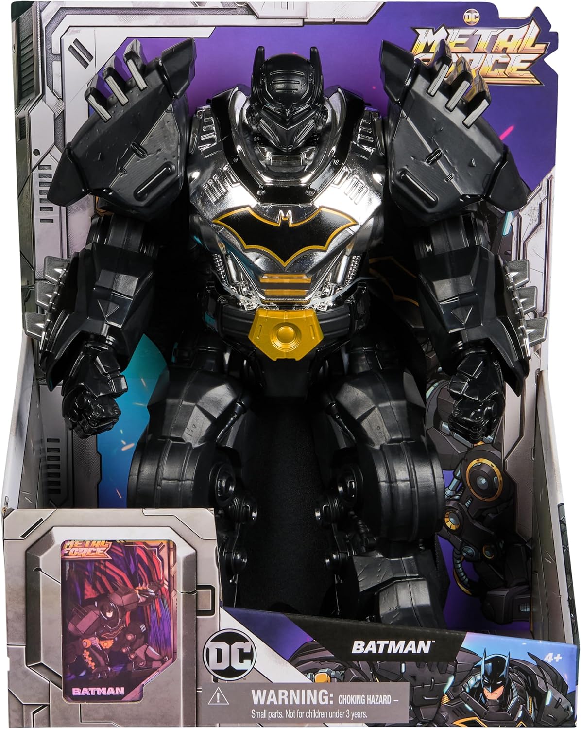 DC Comics, Metal Force Batman Action Figure, 12-Inch - BigGreenBear.com Action Figure 23.45 USD Big Green Bear