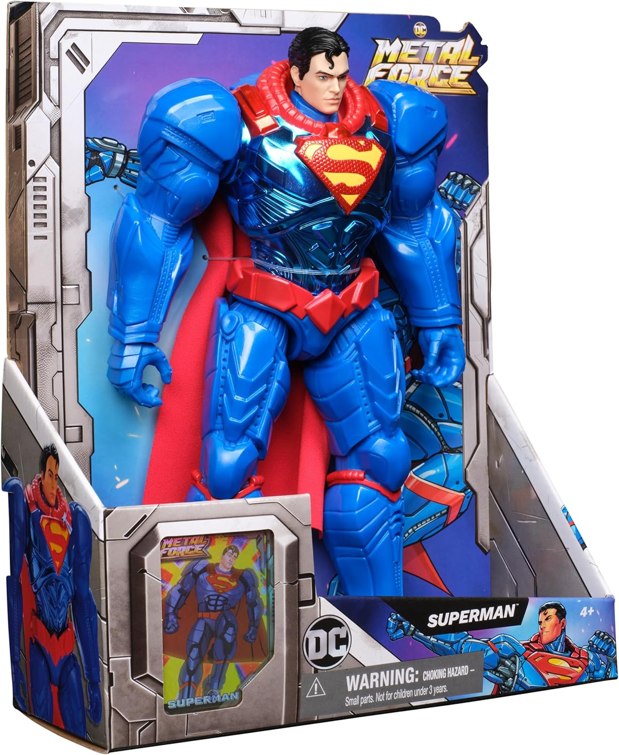 DC Comics, Metal Force Superman Action Figure, 12-Inch - BigGreenBear.com Action Figure 17.99 USD Big Green Bear