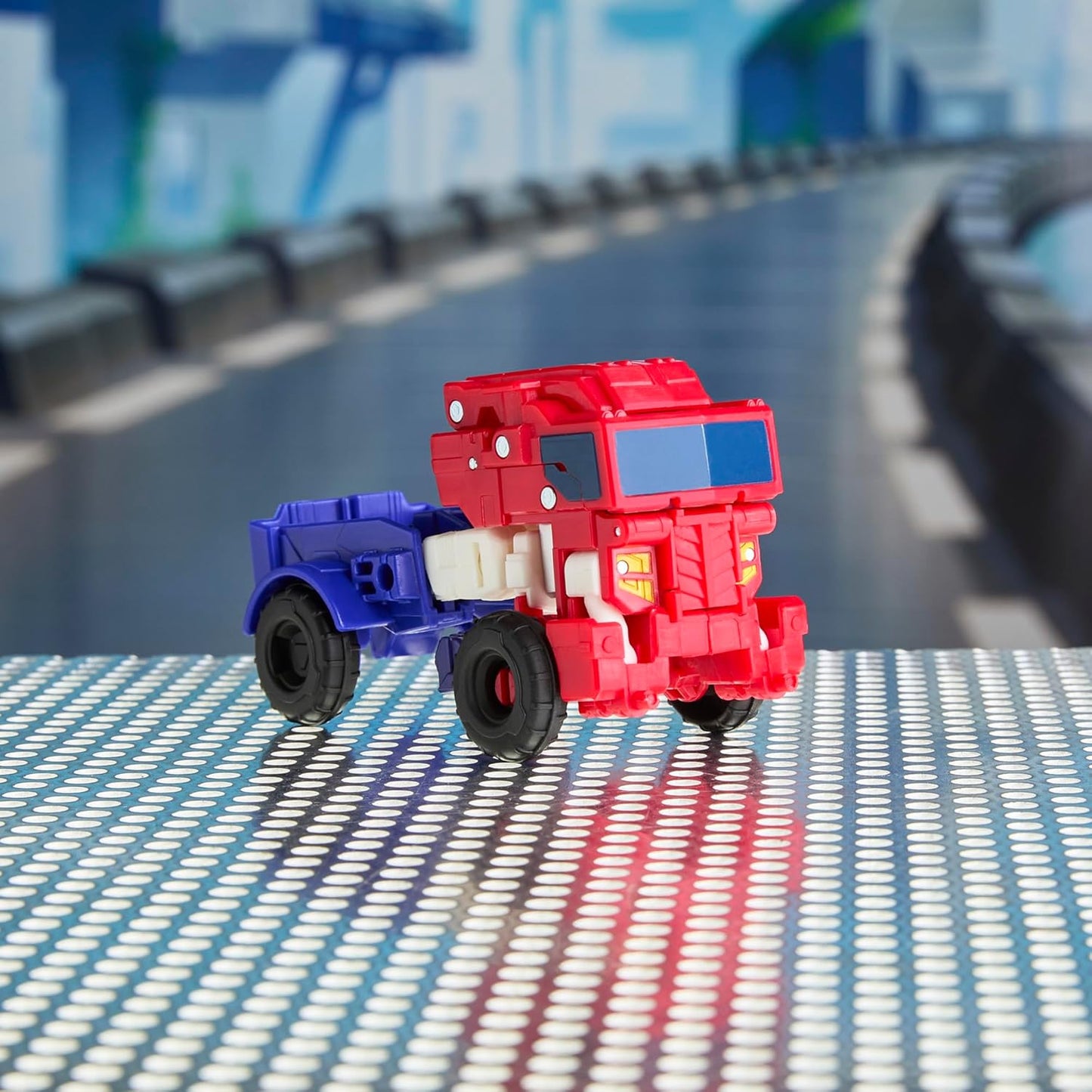 Transformers CYBERWORLD Optimus Prime Cyber Changers 4-Inch Action Figure - BigGreenBear.com Action Figure 13.99 USD Big Green Bear