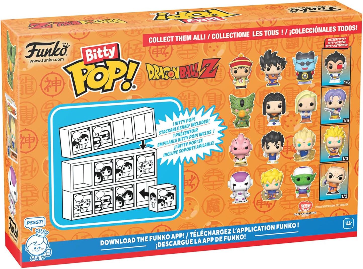 Funko Pop! Bitty: Dragon Ball Z 4PK and A Surprise Mystery Mini Figure