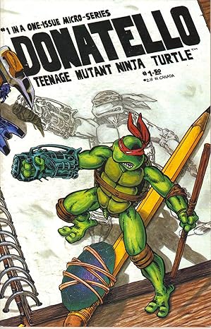 Donatello: TMNT Micro Series #1 Teenage Mutant Ninja Turtles Mirage 1986 -  BigGreenBear.com Comic 28.50 USD Big Green Bear