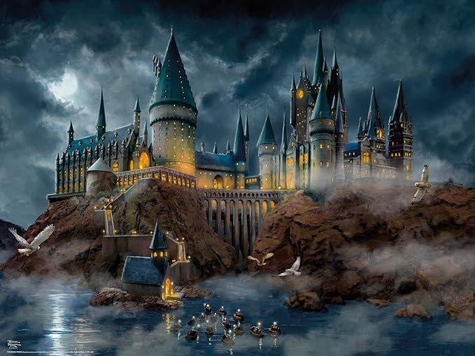 Harry Potter - Hogwart's Castle - 1500 Piece Jigsaw Puzzle - BigGreenBear.com puzzles 18.99