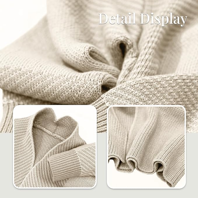 Women's Cardigan Chunky Open Front Sweater Long Knit - BigGreenBear.com clothing 49.99 USD Big Green Bear