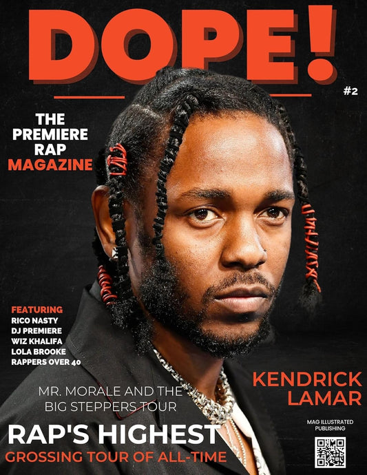 DOPE! Da Magazine #2 Kendrick Lamar Hip Hop Magazine -  BigGreenBear.com Magazine 24.55 USD Big Green Bear