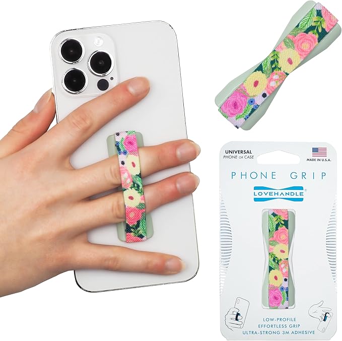 Universal Phone Grip for Smartphones & Mini Tablets - BigGreenBear.com cell phone 9.99