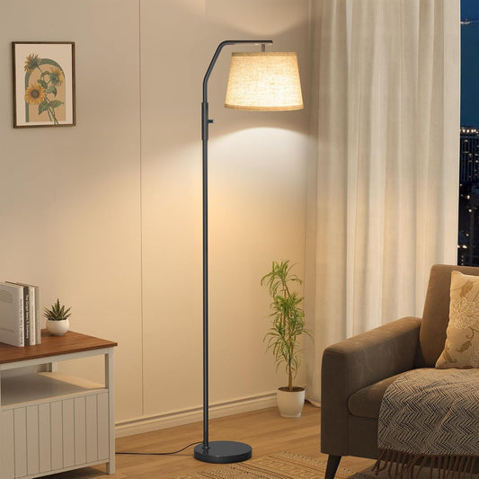 Floor Lamps with Adjustable Head, Modern Standing Lamp, 0-100% Dimmable -  BigGreenBear.com Lighting 59.22 USD Big Green Bear