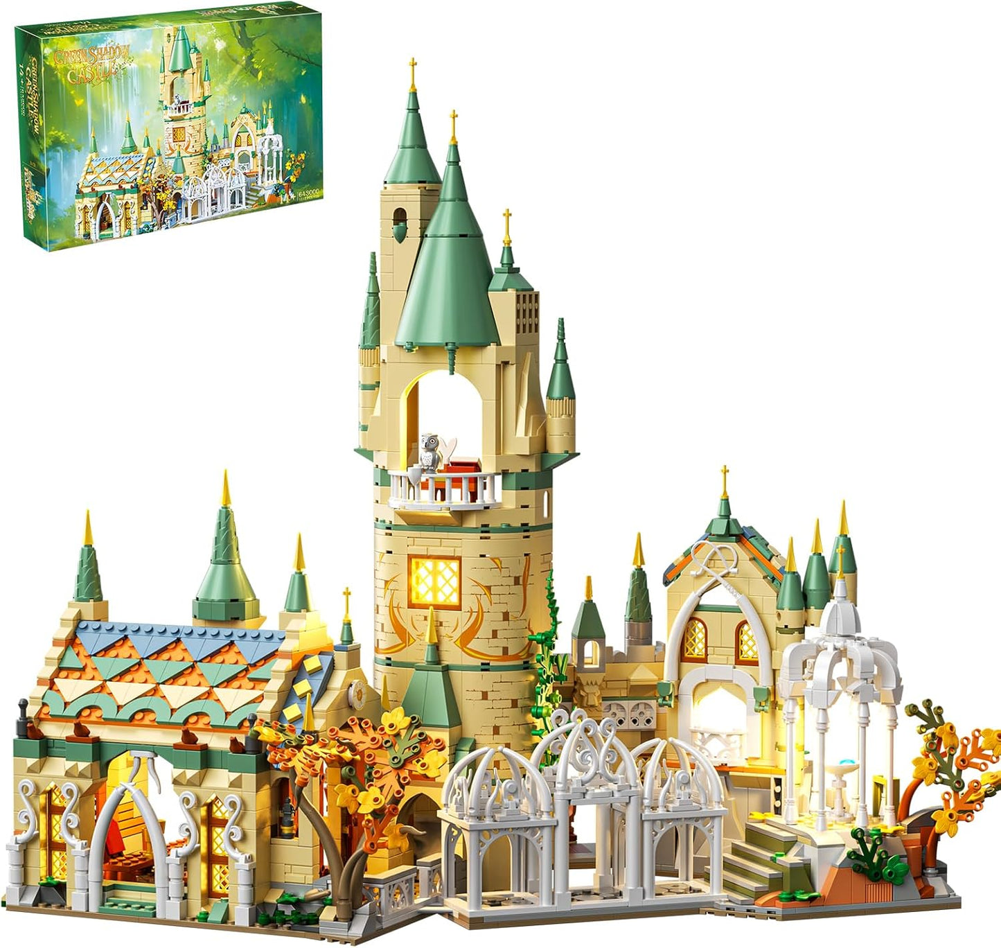 Magic Medieval Castle Architecture Building Block Sets (1555PCS) - BigGreenBear.com Building Toys 49.99 USD Big Green Bear
