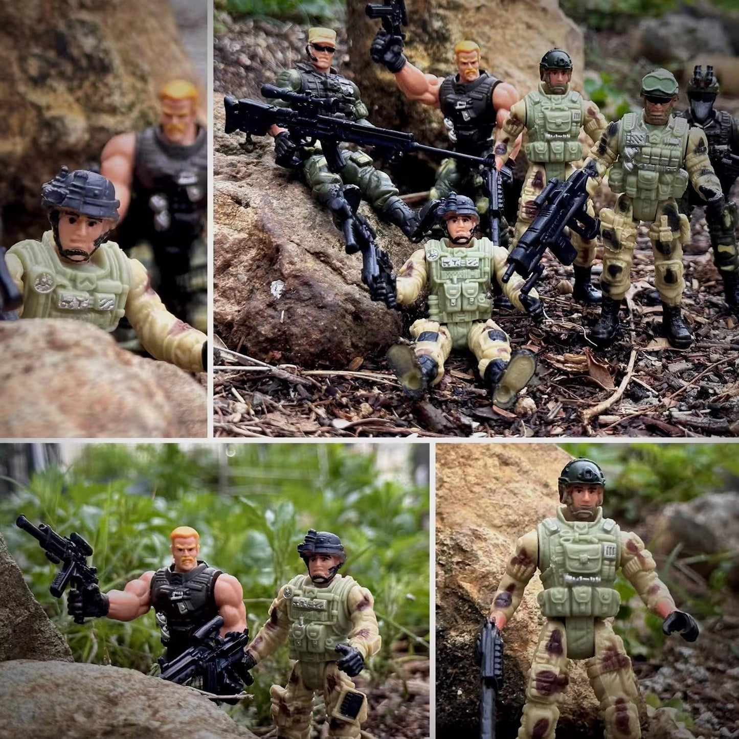 Army Men Soldiers Toys for Boys Age 4-7,Army Men Action Figures with Weapons - BigGreenBear.com Action Figure 16.55 USD Big Green Bear