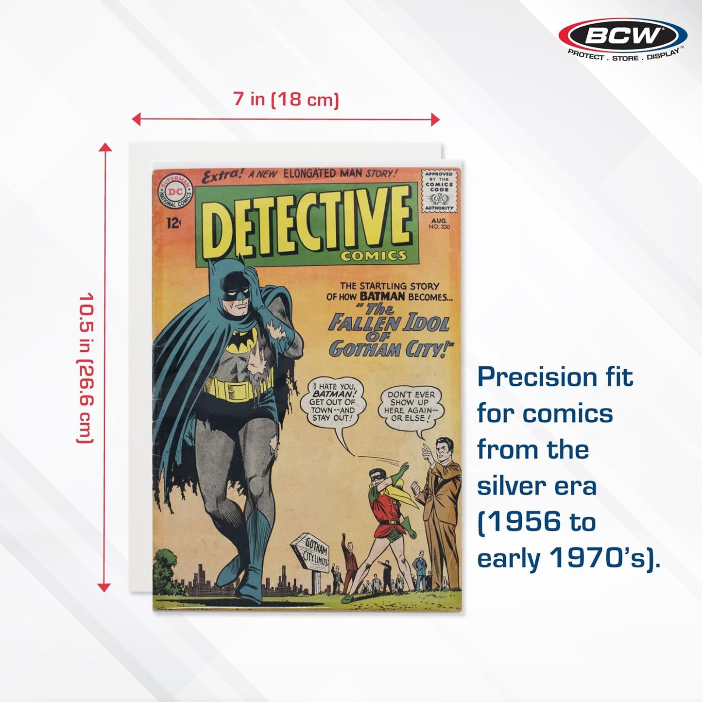 BCW Silver Age Backing Boards - 1 Pack (100 Total) | Certified Acid-Free
