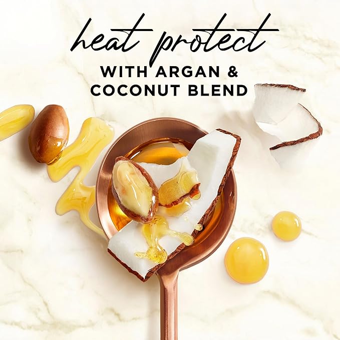 Hair Food Coconut & Argan Oil Heat Protectant Leave-In Spray for All Hair Types -  BigGreenBear.com Beauty Products 15.99 USD Big Green Bear