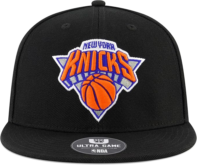 New York Knicks Ultra Game Men's Adults Twill Snap Back Cap Hat - BigGreenBear.com clothing 28.35 USD Big Green Bear