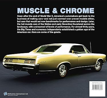 Muscle & Chrome: Classic American Cars: Hardcover - BigGreenBear.com Book 13.99 USD Big Green Bear