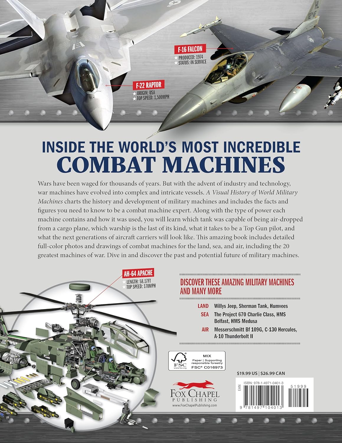 A Visual History of World Military Machines - BigGreenBear.com Book 16.89 USD Big Green Bear