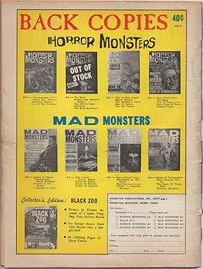 1963 HORROR MONSTERS #7 - Magazine