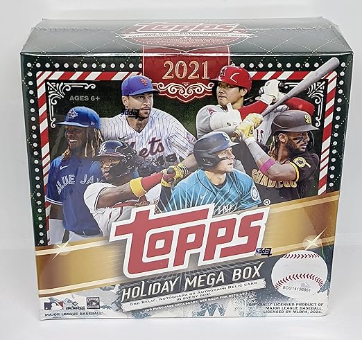 2021 Topps Baseball HOLIDAY MEGA HUGE Box-AUTO/RELIC+METALLIC PARALLELS+DIE-CUT - BigGreenBear.com Baseball cards 44.95 USD Big Green Bear