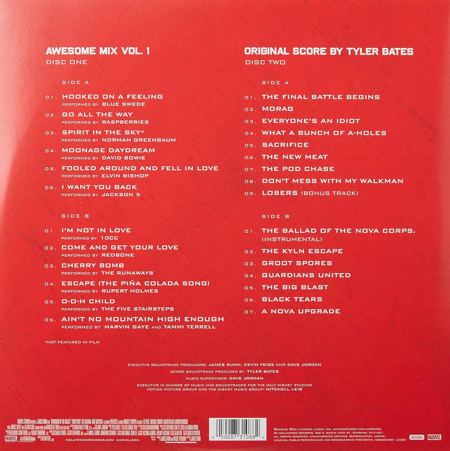 Guardians of the Galaxy (Songs from the Motion Picture) (Deluxe Edition) Vinyl