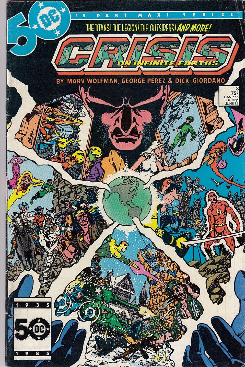 Crisis on Infinite Earths #3 1985 DC Comics