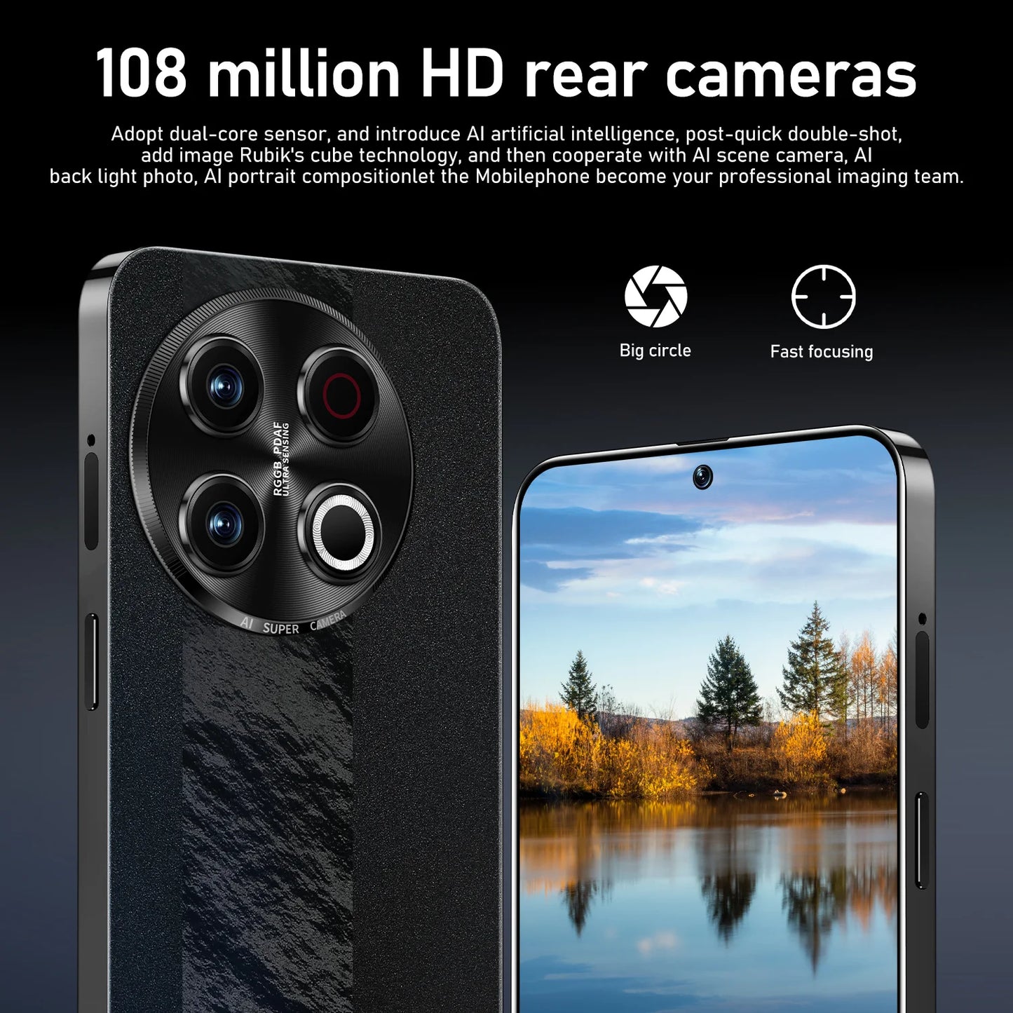 New Hot Xioami 15 Ultra Global Version Smartphone 7.3inch HD Full Screen 4G/5G Cell Phone 16GB1TB 7800mAh Mobile Phones 108MP