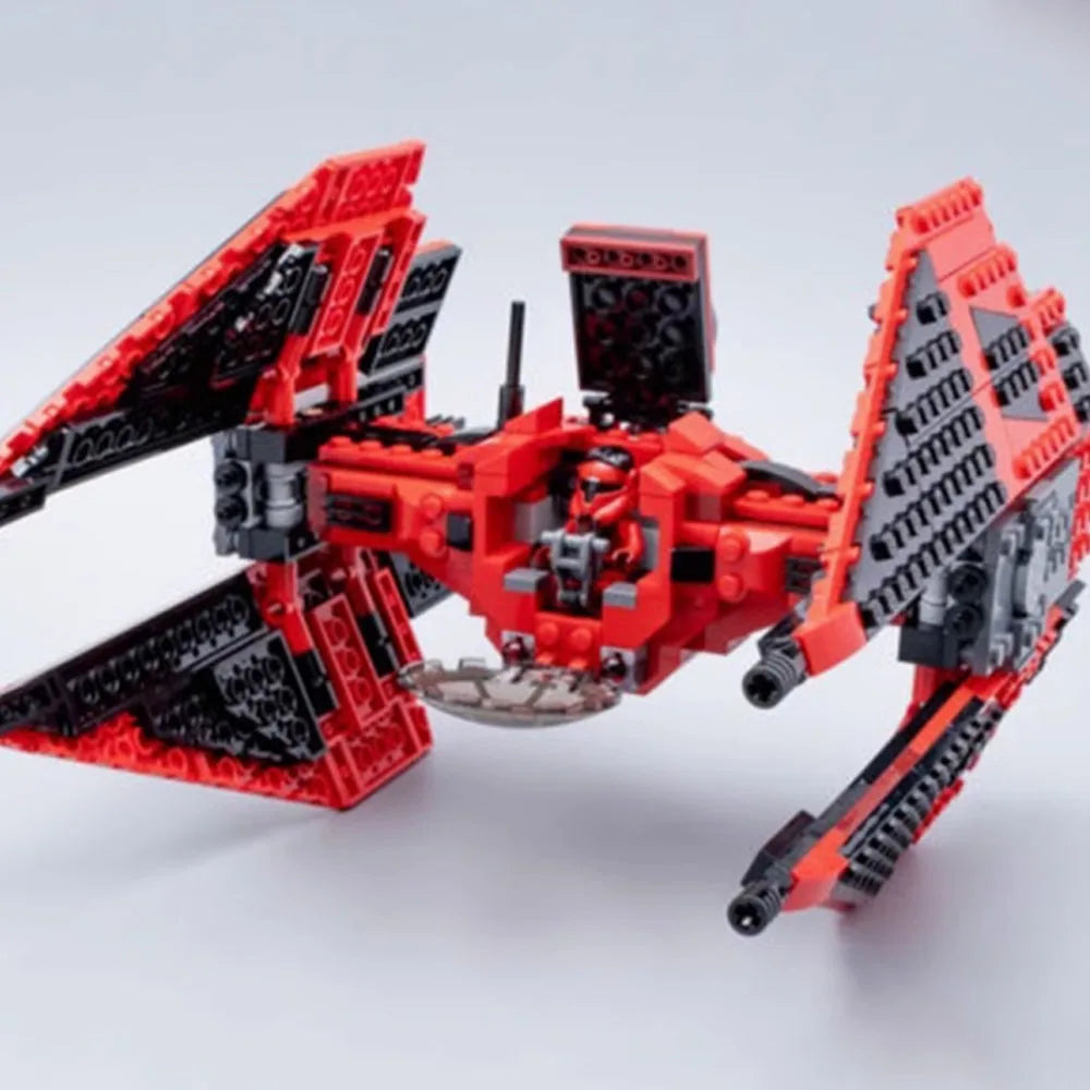 MOC 496Pcs GALAXY Imperial TIE Battle-GNK StarFighters Space Model Building Blocks