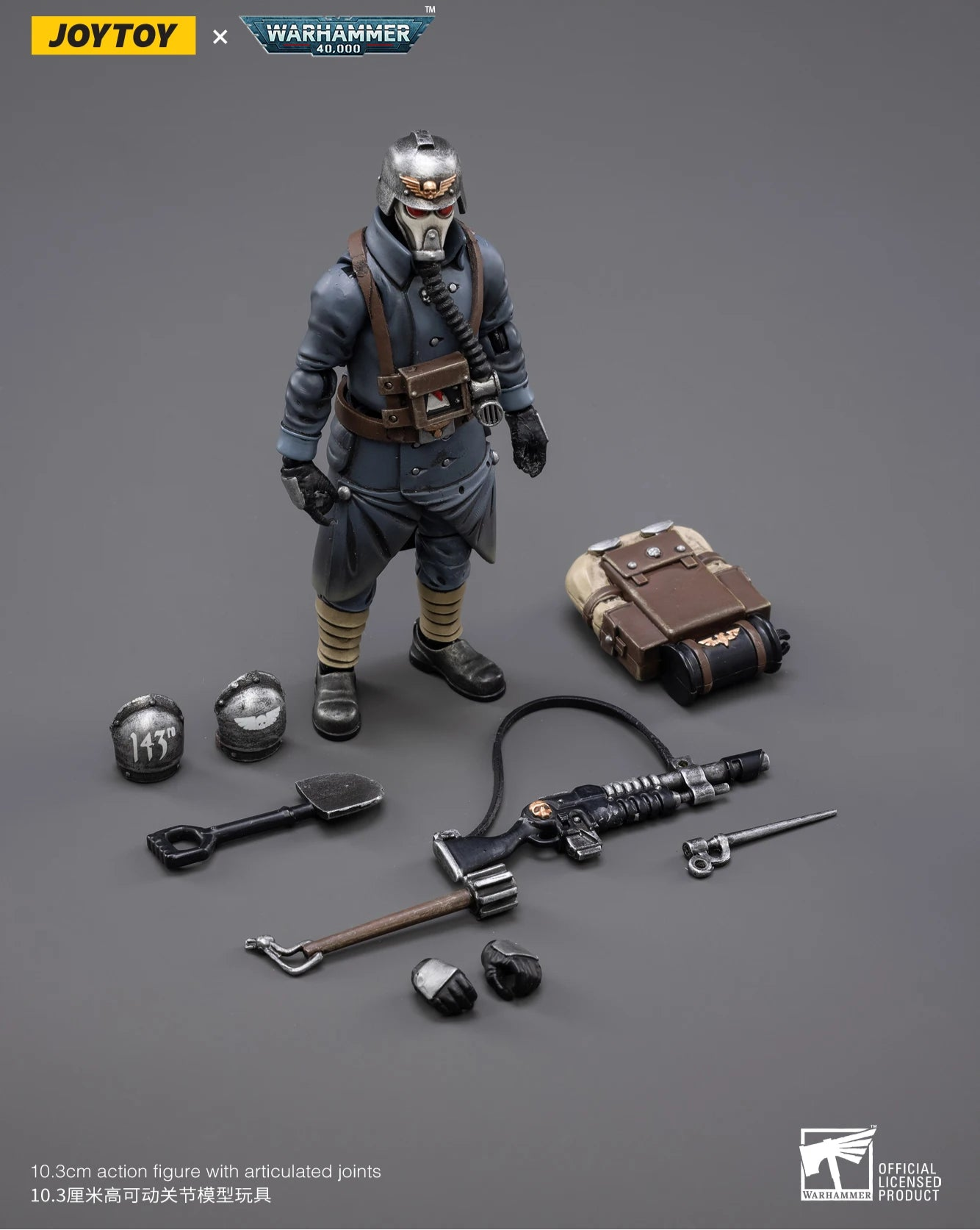 Warhammer 40K1/18 Action Figure Astra Militarum Death Korps of Krieg Veteran Squad Anime figures