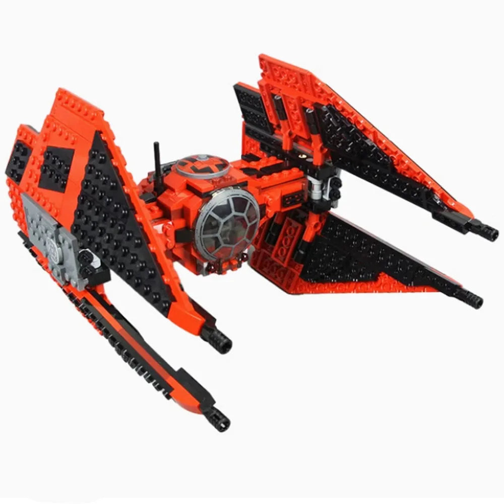 MOC 496Pcs GALAXY Imperial TIE Battle-GNK StarFighters Space Model Building Blocks