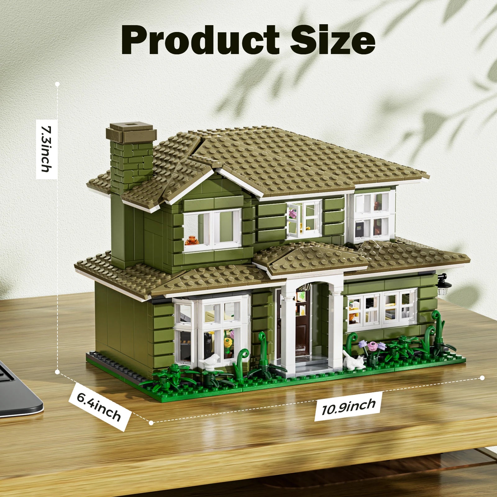 Dunphy House Building Blocks Set Modern Architecture Collection (1176 PCS) -  BigGreenBear.com Building Toys 124.32 USD Big Green Bear