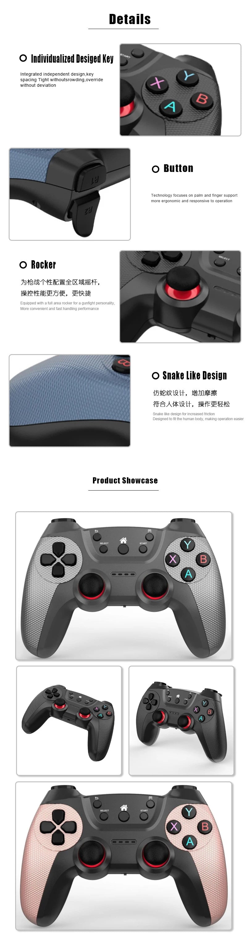 NEW Wireless doubles game Controller For Linux/Android phone - BigGreenBear.com Video GAMES 14.95 USD Big Green Bear