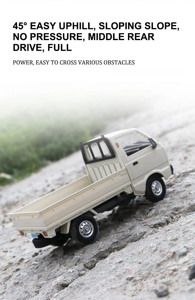 1:16 RC CAR Simulation Drift Climbing Truck LED Light Haul Cargo Remote Control