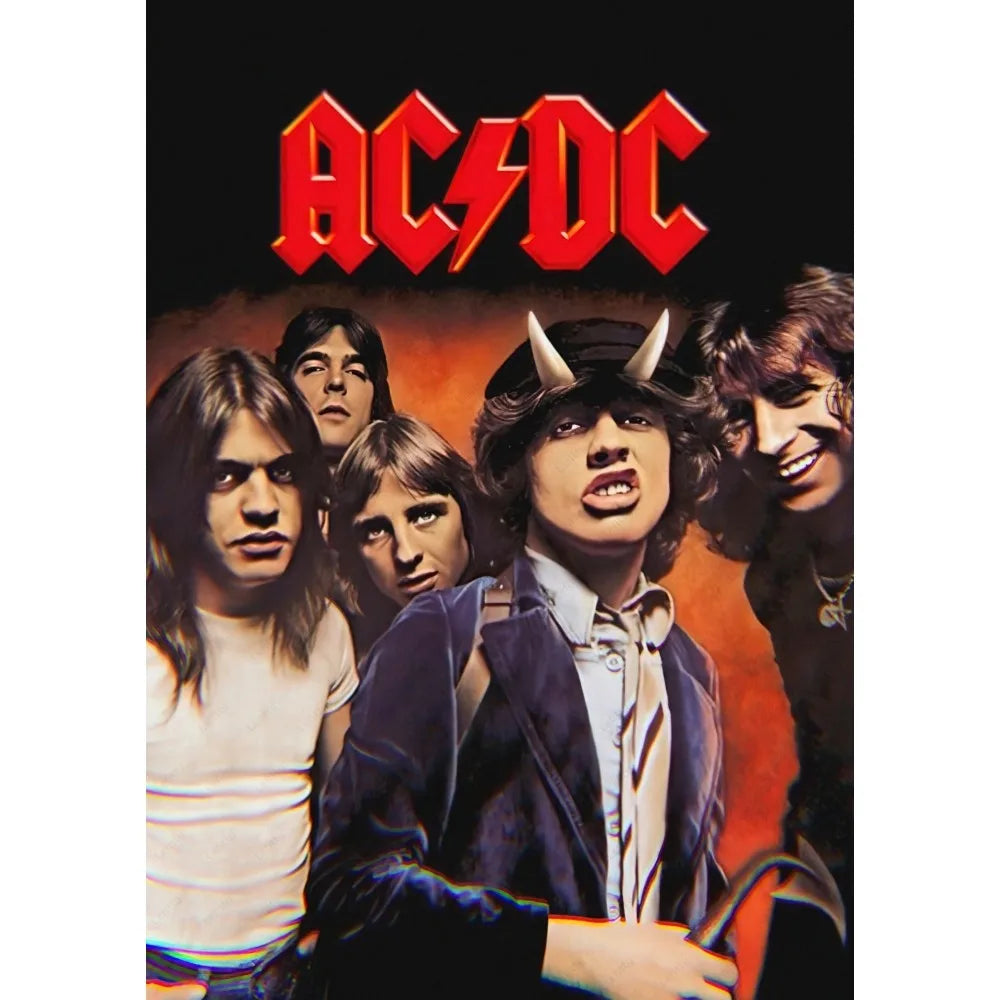 AC/DC Rock Music Band Group Art Decor WALL POSTER PRINT - BigGreenBear.com Poster 10.74 USD Big Green Bear