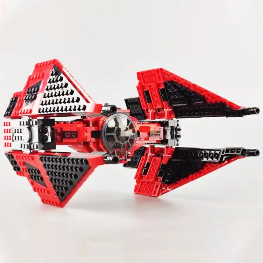 MOC 496Pcs GALAXY Imperial TIE Battle-GNK StarFighters Space Model Building Blocks