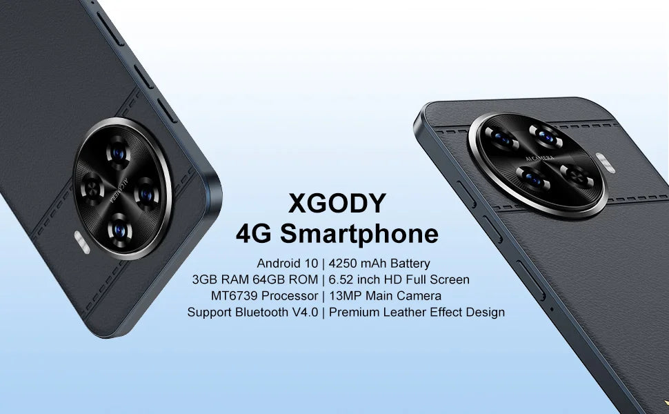2025 New XGODY Smartphone Android,6.5 inch Screen,3GB+64GB ROM