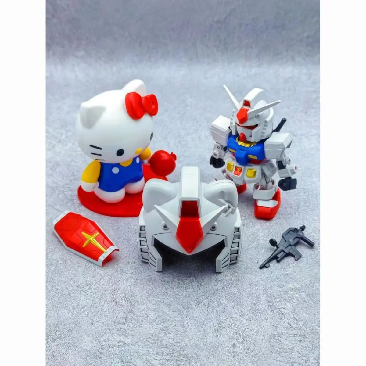 RX-78-2 Hellos Kittys SD SDCS EX Assembly 1/144MG Model