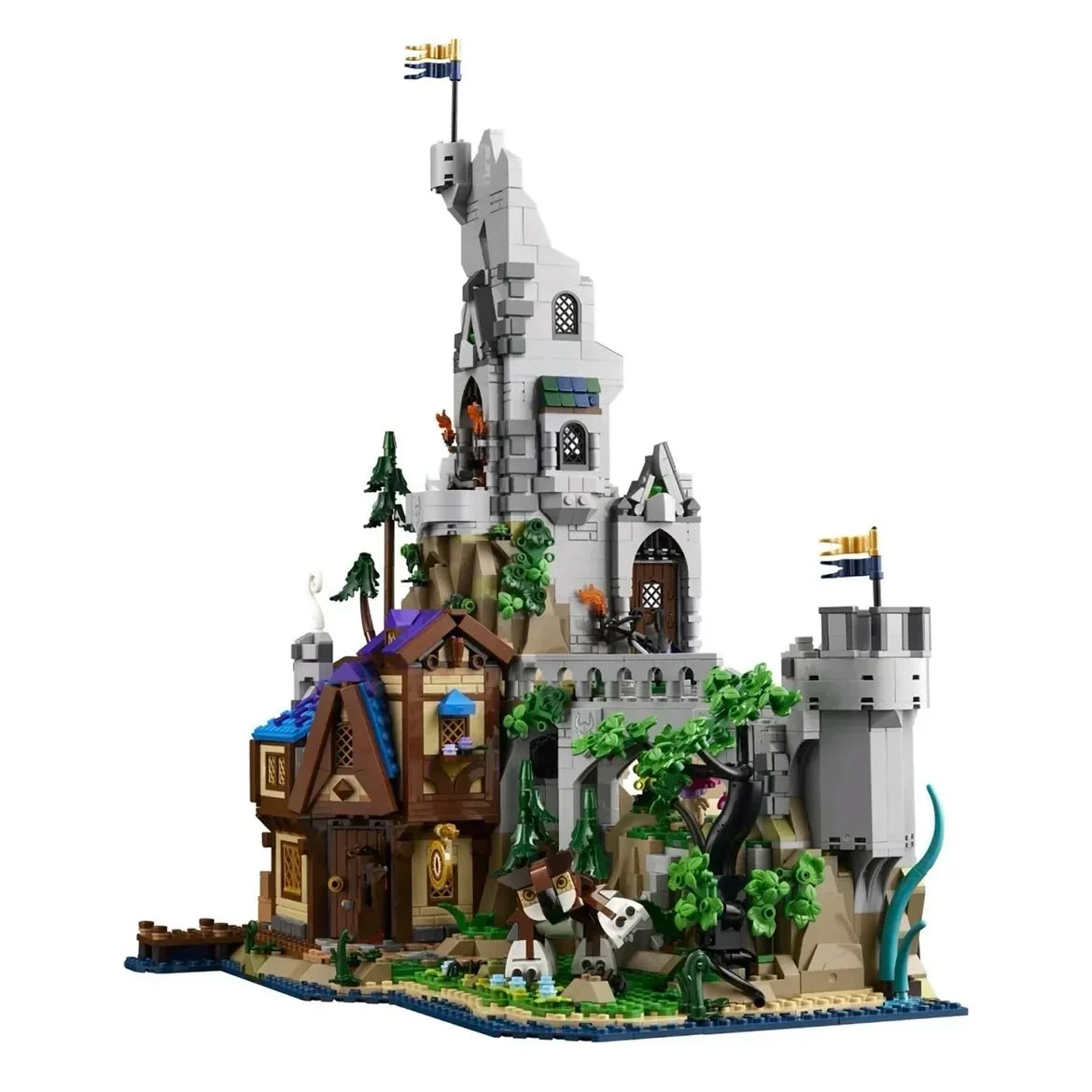 New Ideas 21348 Dungeonsed Red Dragon's Tale Building Blocks