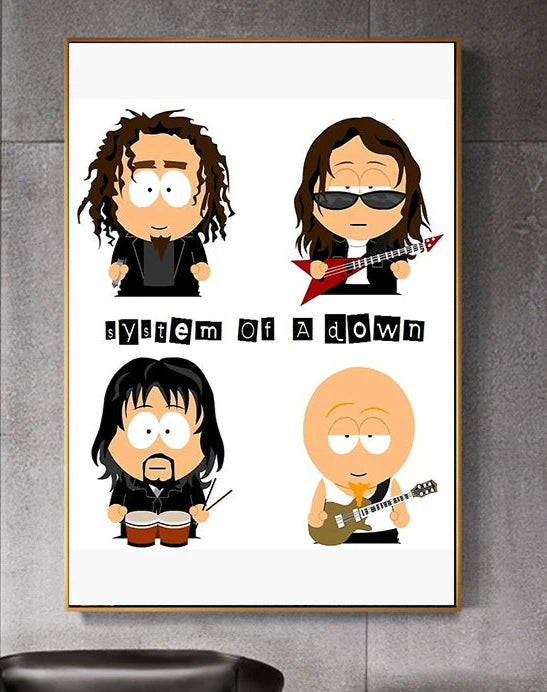 Heavy Metal Band System of A Down Posters