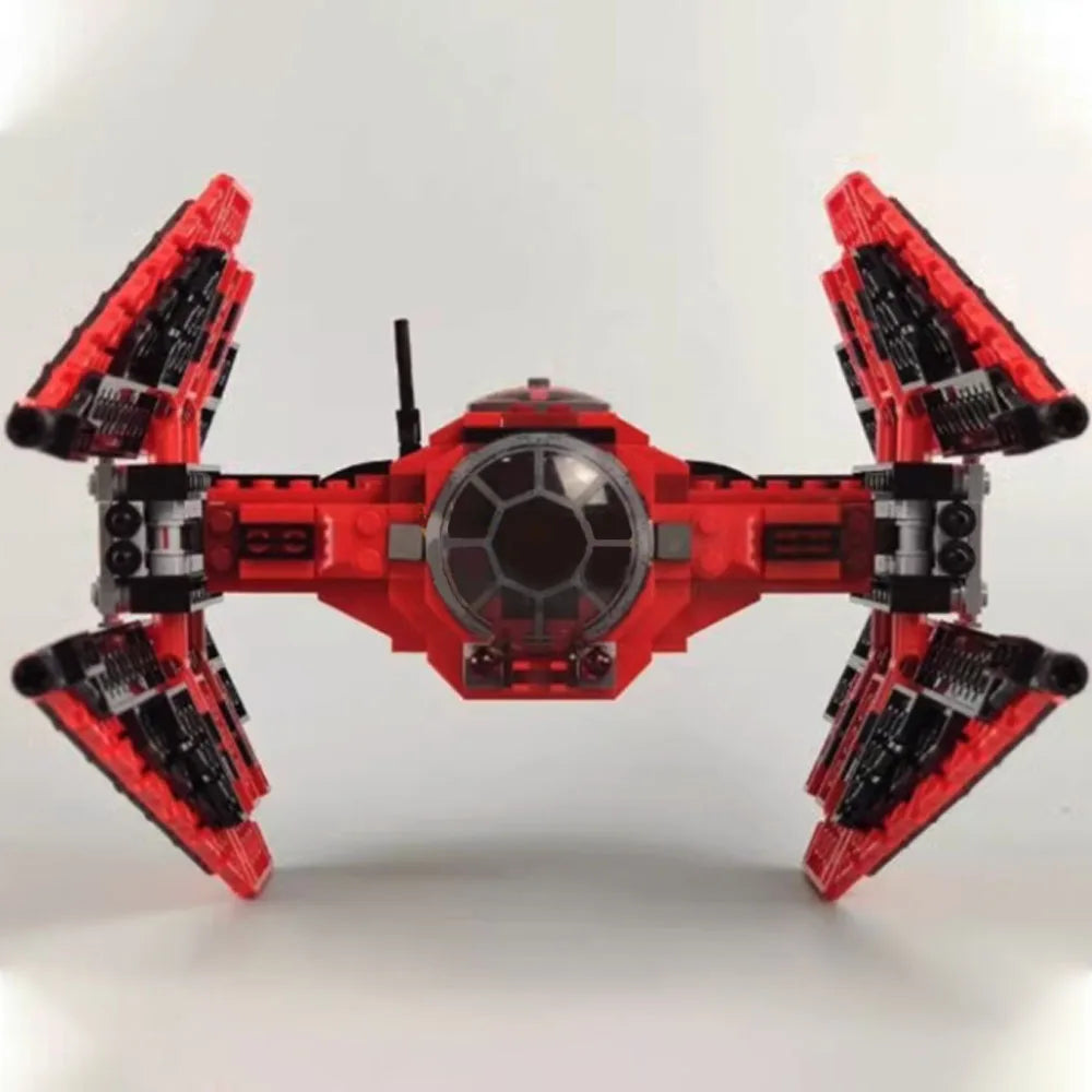 MOC 496Pcs GALAXY Imperial TIE Battle-GNK StarFighters Space Model Building Blocks