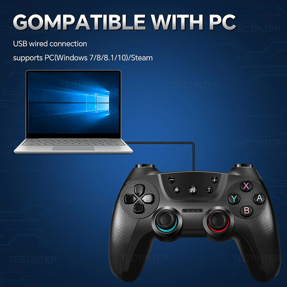 Bluetooth Wireless Controller Compatible With Nintendo Switch / Switch Oled Android Gamepad