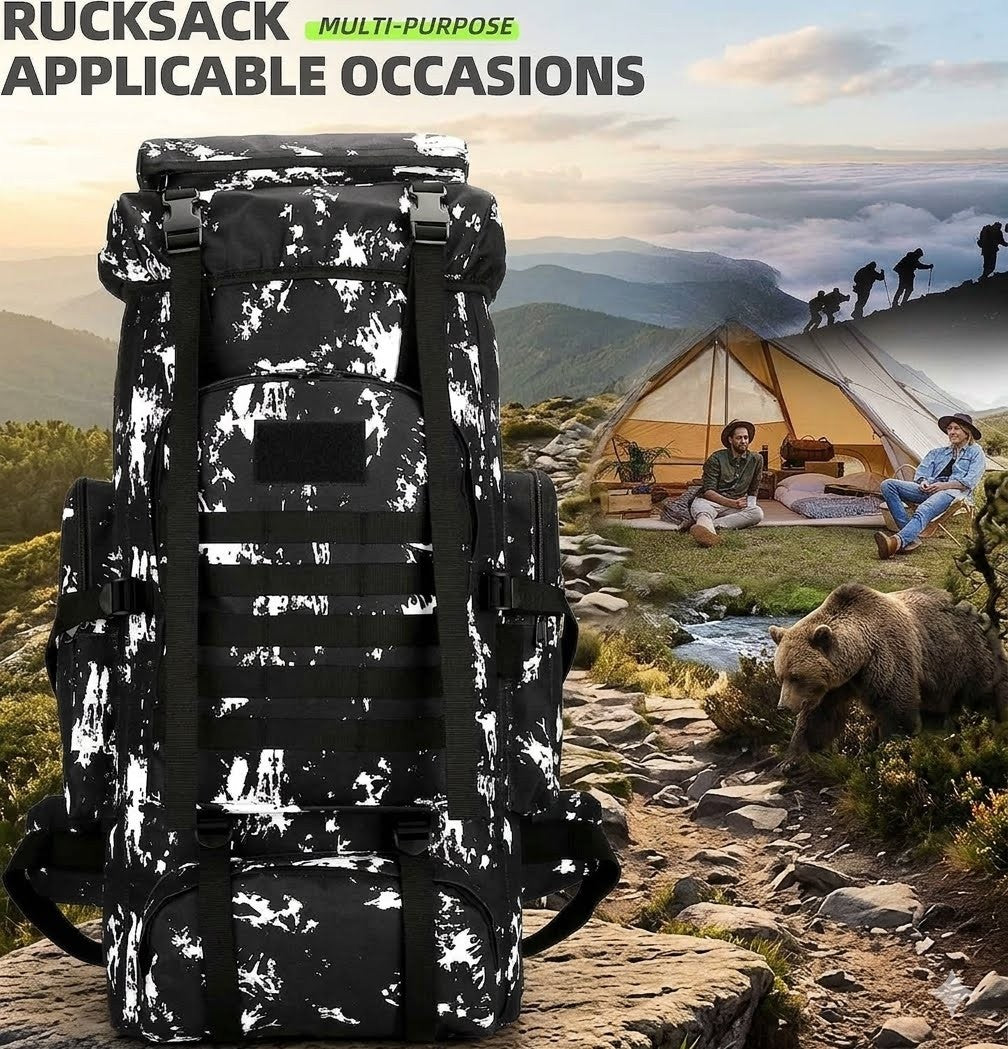 70L Camouflage Tactical Military Backpack