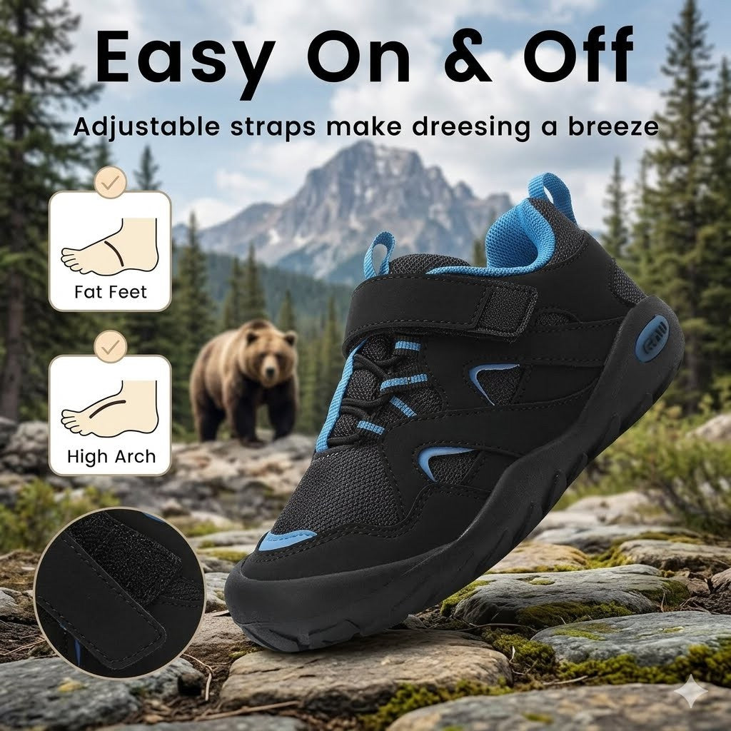 Kids Waterproof Hiking Shoes | Non-Slip Breathable Hikers
